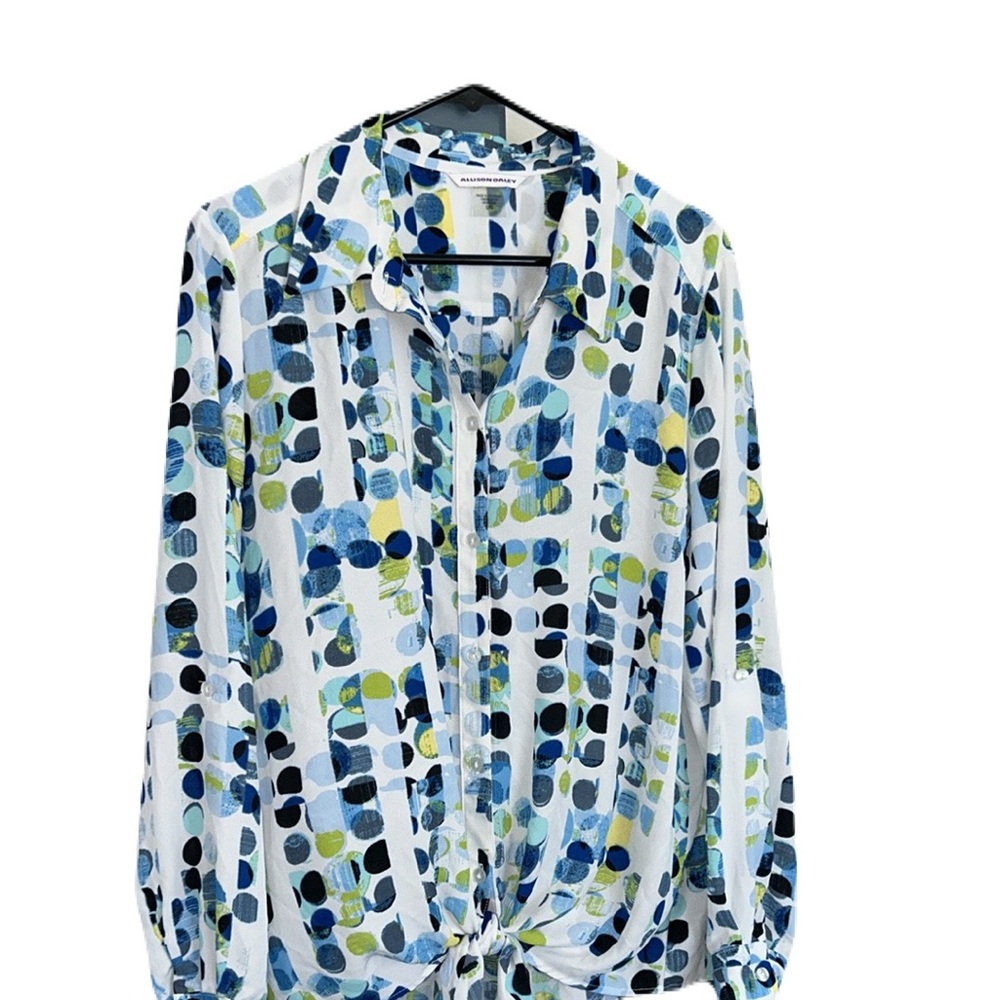 Allison Daley Button-Up Blouse